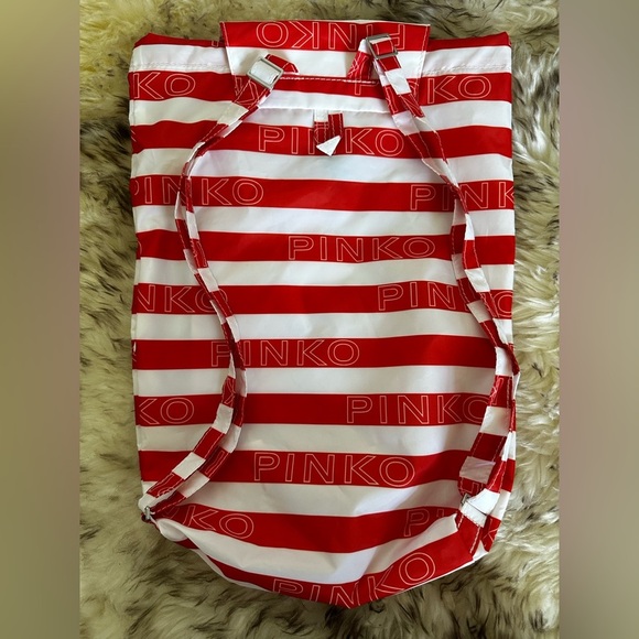 PINKO Printed Nylon Backpack Designer - Picture 7 of 16